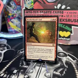 Brotherhood's End RARE The Brothers' War MTG #128 Regular Magic the Gathering - Image 2