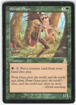 Elvish Piper R Urza's Destiny 104 NM - Image 1