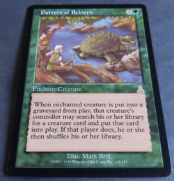 Pattern of Rebirth | MTG Urza's Destiny | NM | Rare | Enchant Creature | EDH | - Image 2