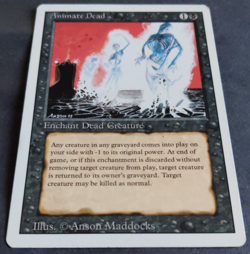 MTG Animate Dead | Revised | NM | Black Enchantment | Vintage | Reanimator | - Image 2