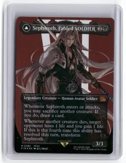 Sephiroth, Fabled SOLDIER (0382) (Borderless) M FINAL FANTASY 382 Foil - Image 1