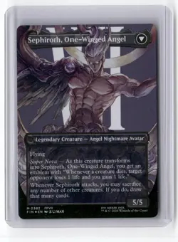 Sephiroth, Fabled SOLDIER (0382) (Borderless) M FINAL FANTASY 382 Foil - Image 2