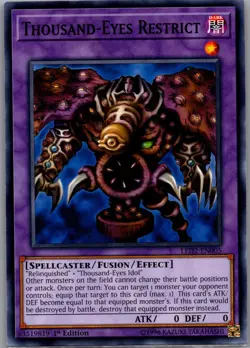 Thousand-Eyes Restrict LED2-EN005 Legendary Duelists: Yu-Gi-Oh 1st Edition LP - Image 1