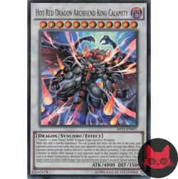 Yugioh Hot Red Dragon Archfiend King Calamity SHVI-EN097 Ultra Rare NM - Image 1