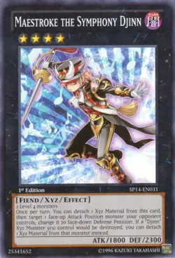 Maestroke the Symphony Djinn - SP14-EN031 - Common - 1st Edition - Yu-Gi-Oh! - Image 1