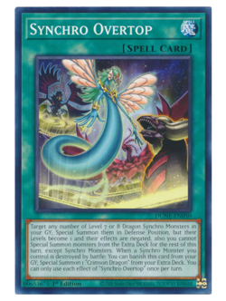 Yu-Gi-Oh! - Synchro Overtop - DUNE-EN050 - Common - 1st Ed -NM/M - NEW - Image 1
