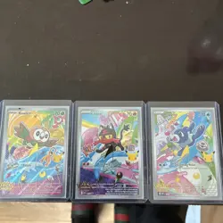 First Partner Illustration Collection Series 1 Gen 7 Alola Starters Pokemon TCG - Image 4