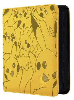 Pokemon Pikachu Toploader 4 Pocket Laser Engraved Binder - Image 1