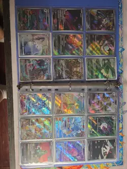 360 Pokemon Card Lot V VMAX EX Full Art Holo Rare GX SR Two Binder Collection - Image 2
