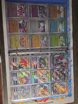 360 Pokemon Card Lot V VMAX EX Full Art Holo Rare GX SR Two Binder Collection - Image 4