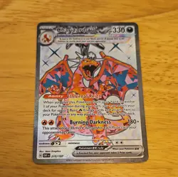 Pokemon TCG Obsidian Flames Charizard EX 215/197 Secret Illustrative Rare - Image 1