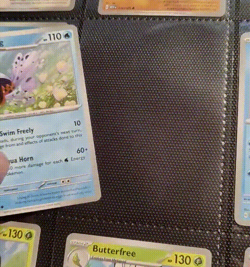 9 Pocket Trading Card Binder **10 PACK CASE** LEATHER ZIP 360 Cards Side Loader - Image 4