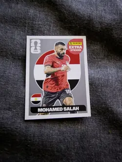 Mo Salah (Egypt) Panini World Cup 2026 Sticker - Extra Sticker SILVER (RARE) - Image 1