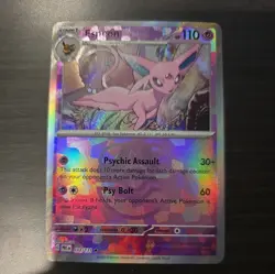 Pokemon Espeon Rare Holo Master Ball Pattern 033/131 SV Prismatic Evol EN 110HP - Image 1