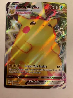 Pokemon TCG Pikachu VMAX Vivid Voltage 044/185 Regular Ultra Rare - Image 1