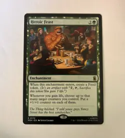 Magic the gathering Marvel Super Heroes Heroic Feast Enchantment 0172 EN 2026 - Image 1