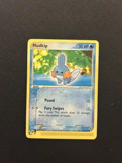 Mudkip 60/109 | EX Ruby & Sapphire | Non Holo Pokemon Card HP - Image 1