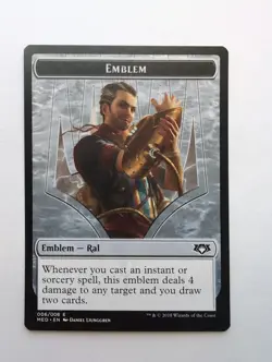 MTG Ral Izzet Viceroy (MED) Mythic Edition Guilds Of Ravnica Foil Mythic GR5/008 - Image 3