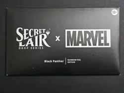 MTG Secret Lair: Marvel: Black Panther (Rainbow Foil Edition) (Sealed) - Image 1