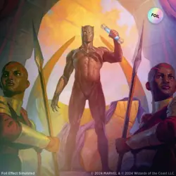 MTG Secret Lair: Marvel: Black Panther (Rainbow Foil Edition) (Sealed) - Image 2