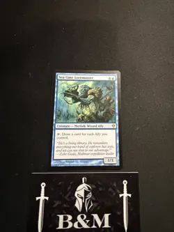 MTG - Sea Gate Loremaster - Zendikar - Rare - LP - Image 1
