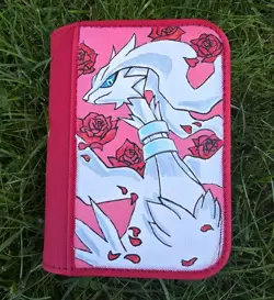 Reshiram Hand Painted Pokemon Binder - Image 1