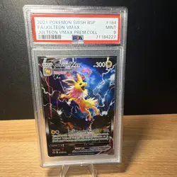 2021 Pokemon JOLTEON VMAX PSA 9 Holo Rare Sword & Shield - Image 1
