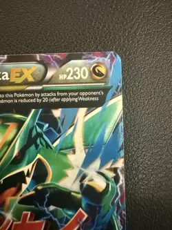 Pokemon TCG M Rayquaza-EX 61/108 Roaring Skies Full Art Holo UR 230HP 2015 - Image 3