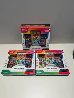 3x Pokemon TCG - First Partner Illustration Collection [Series 1] ✅SEALED✅ - Image 2