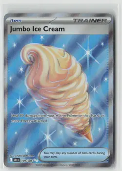 Jumbo Ice Cream 109/086 Ultra Rare Chaos Rising Pokemon Holo NM AYUMI ODASHIMA - Image 1