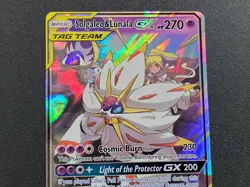 Pokemon Solgaleo & Lunala GX Holo Ultra Rare SM - Cosmic Eclipse 75/236 NM - Image 4