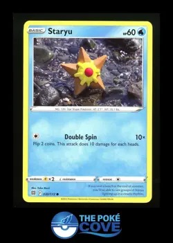 Staryu 030/172 | Brilliant Stars | Pokemon Common | NM Yuka Morii - Image 1