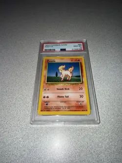 1999 Pokemon Base Set Unlimited Ponyta #60 PSA GEM MINT 10 - WOTC - Image 1