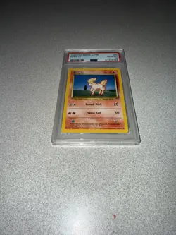 1999 Pokemon Base Set Unlimited Ponyta #60 PSA GEM MINT 10 - WOTC - Image 2