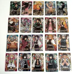 Demon Slayer Kimetsu Stained Glass Card Vending Machine Ver. All 20 Species Card - Image 2