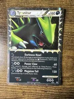 Pokemon TCG Tyranitar Holo Prime Card 88/95 Unleashed ENG - Image 1