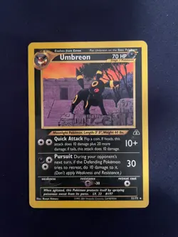 Pokemon Vintage UMBREON Neo Discovery Non-Holo #32/75 Wotc - Image 1