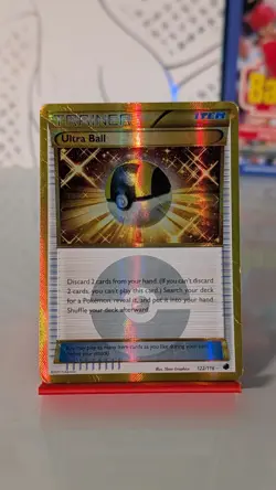 Ultra Ball 122/116 Plasma Freeze Secret Rare - DMG Pokemon (Read Description) - Image 1