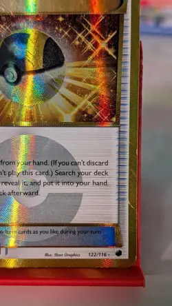 Ultra Ball 122/116 Plasma Freeze Secret Rare - DMG Pokemon (Read Description) - Image 5