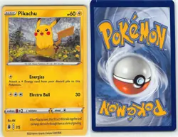 Pikachu 007/015 Holo Promo McDonald's Promos 2022 Pokemon NM chibi - Image 3