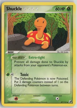 Shuckle 47/115 Uncommon Unseen Forces Pokemon Lightly Played - Image 1