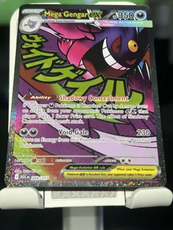 Mega Gengar EX 269/217 Ascended Heroes Mega Attack Rare Pokemon Card - Image 1