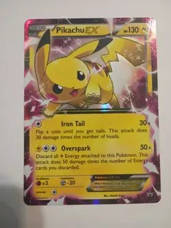Pikachu EX XY84 Pokemon XY Promo Holo pretty mint card - Image 1