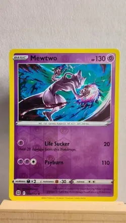 Mewtwo [LP] - Pokemon TCG Brilliant Stars 056/172 [Reverse Holo Rare] - Image 1