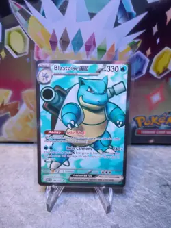 Blastoise Holo Pokemon Card Scarlet & Violet 151 EX 184/165 Full Art - Image 1