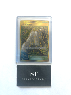 Pokemon Mt Coronet SV89/SV94 Hidden Fates Shiny Vault Gold Trainer Holo Rare NM - Image 1