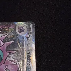 Pokemon Team Rocket's Nidoking ex 233/182 Sv10 Destined Rivals SIR LP - Image 5