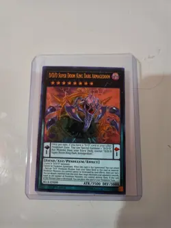 Yugioh TCG D/D/D Super Doom King Dark Armageddon BLLR-EN008 1st Edition Card NM - Image 1