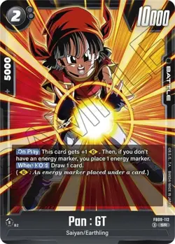 Pan : GT FB09-112 SR Dragon Ball Dual Evolution Card - Image 1