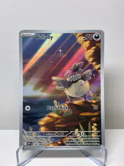 Vullaby 144/086 Holo Illustration Rare WHT White Flare Pokemon NM - Image 1